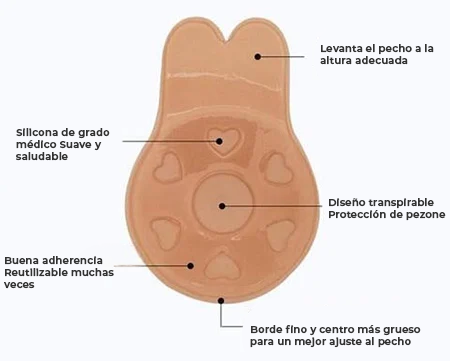 LiftUp® - Sujetador Elevador Invisible Adhesivo