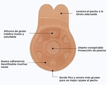 LiftUp® - Sujetador Elevador Invisible Adhesivo