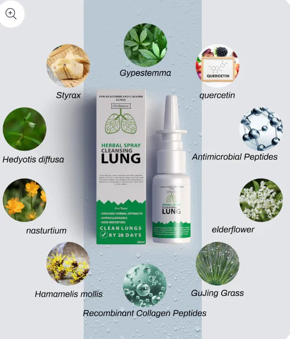 HerbalLung® Spray nasal - Limpia tus pulmones por completo desde el primer uso