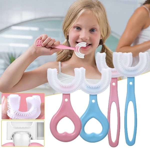 SmileU® Cepillo de Dientes Infantil - Mejora la salud bucal de tu hijo hasta un 87% más