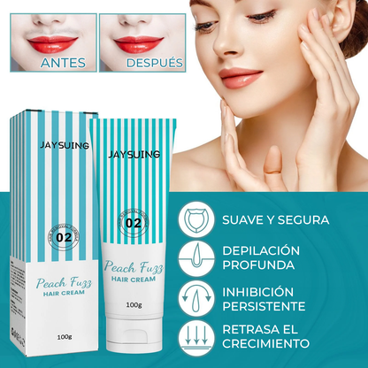 PeachSilk® - Crema Depilatoria Facial