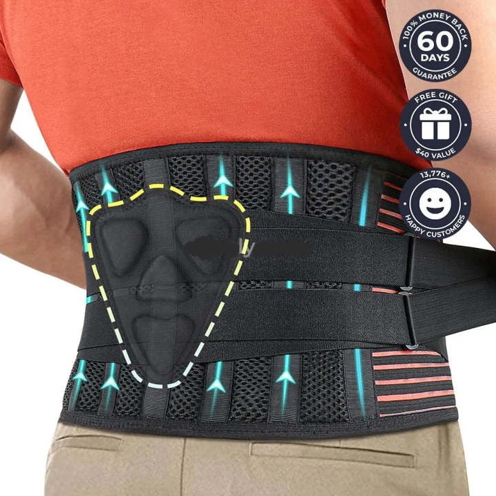 OrthoBelt® Cinturón Lumbar - Alivia el Dolor de Espalda y Mejora tu Postura