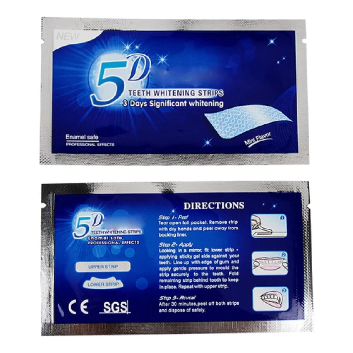 Dwhite® Pegatinas 5D - Blanquea tus dientes en 30 minutos