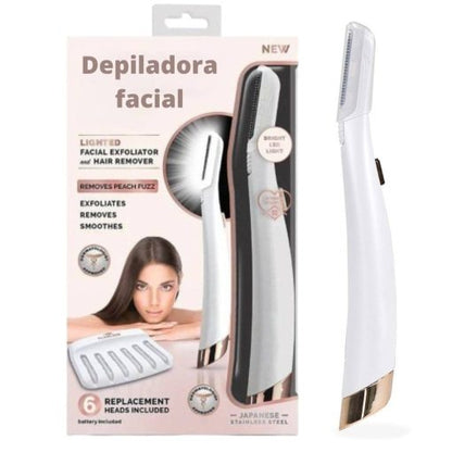 DermaPlane® Depiladora facial - Elimina el 100% del vello facial