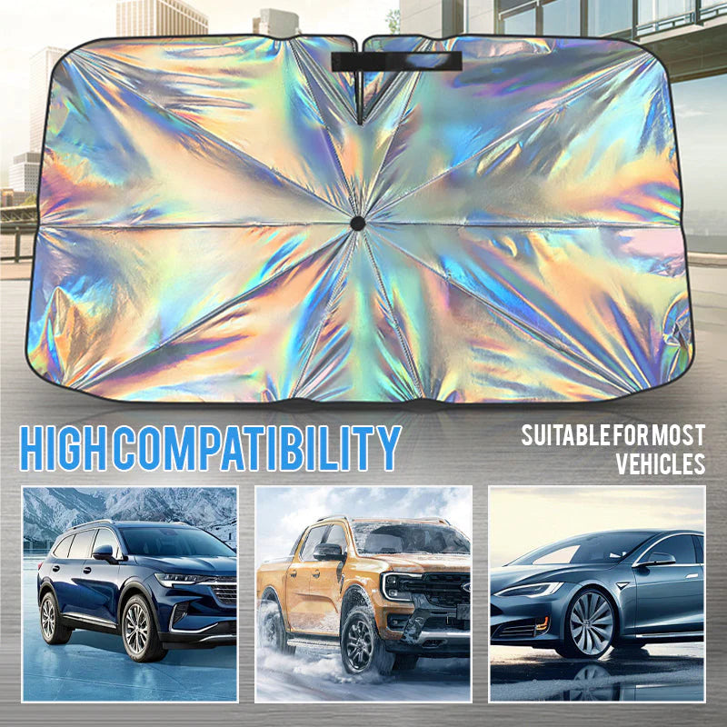 CarBrella® Parasol Plegable  - Protección solar total para tu auto